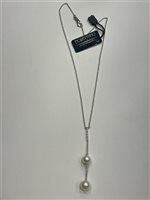 Scicli - Corso Garibaldi 28 - Collana Claudio Fiorentino Donna in Oro bianco Perla 0.04 Ct HBP0126/5765K - HBP0126/5765K